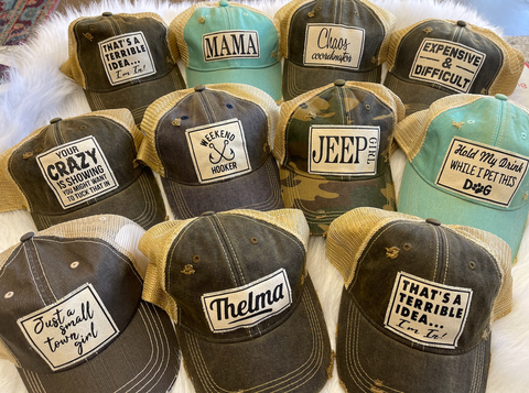 Vintage Style Trucker Hats Assorted Styles