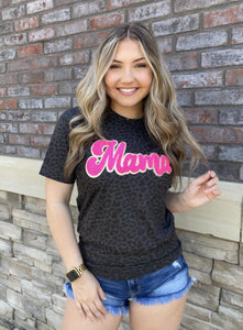 Cheetah Mama Tee