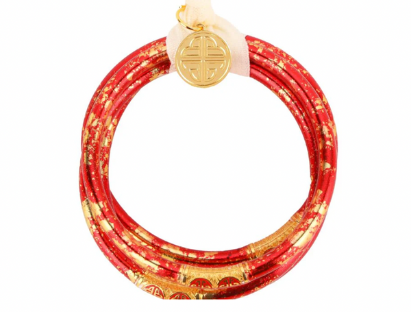 BudhaGirl KOI Rouge All Weather Bangles AWB Serenity Prayer