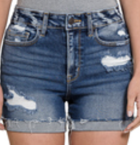 Zenni Cuffed Shorts