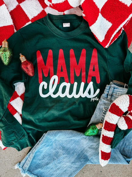 Mama Clause Long Sleeve tee