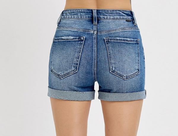 Risen High Rise Cuffed Shorts