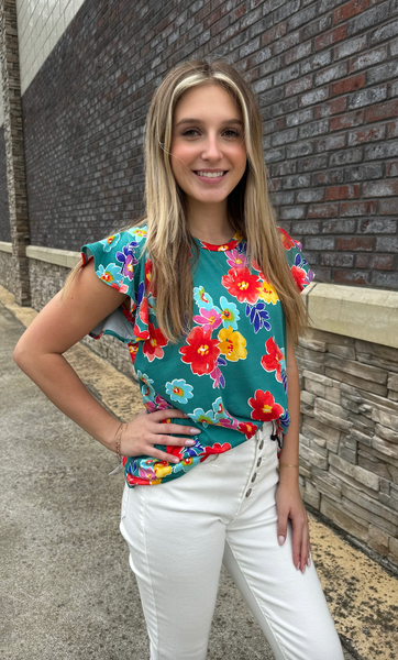 Botanical Blossoms Top