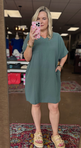 Denver Airflow Dress Jade