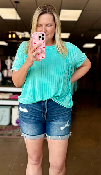 Zenni Cuffed Shorts