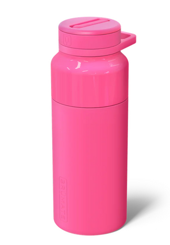 Brumate Rotera 35 oz Neon Pink Water Bottle