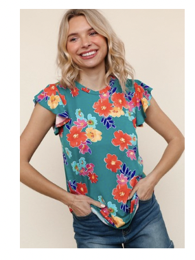 Botanical Blossoms Top