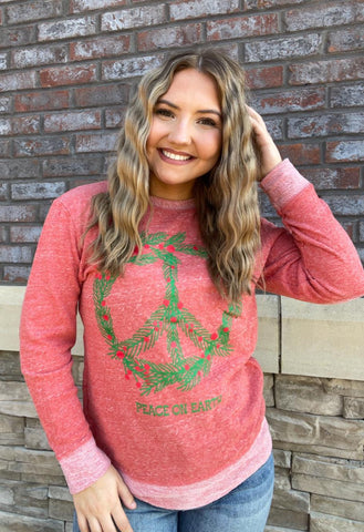 Peace Wreath Pullover