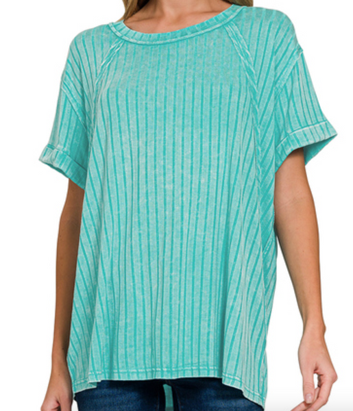 Day By Day Top Turquoise