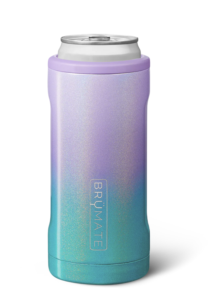 Brumate Hopsulator Slim Glitter Mermaid 12 oz