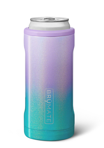 Brumate Hopsulator Slim Glitter Mermaid 12 oz