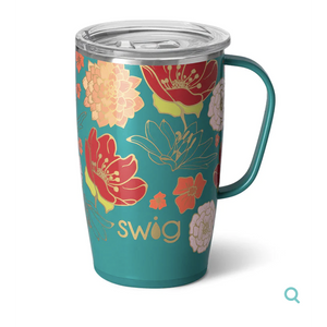 Swig Fire Poppy 18oz Travel Mug