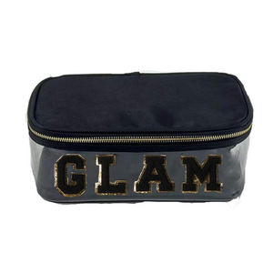 Varsity Letter Glam Makeup Bag