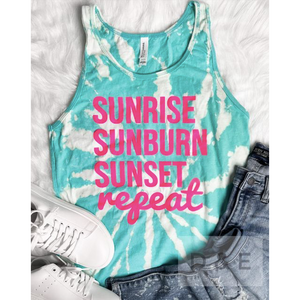 Sunrise Sunburn Sunset Tank